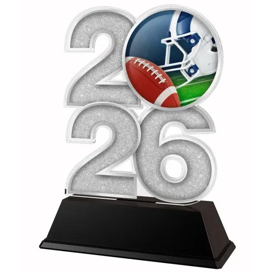 American Football Year Trophy – Sports Award with Year Selection