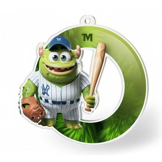 "Sluggerfang" The Baseball Trophy Monster Inspire Medal