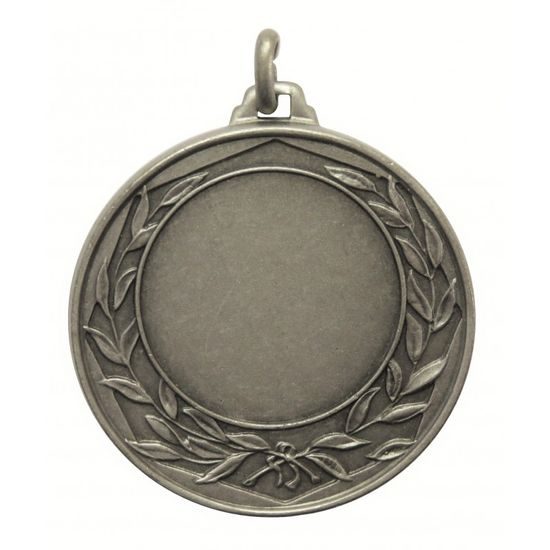 Global Logo Insert Silver Brass Medal