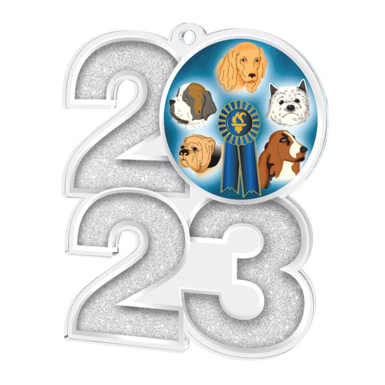 Dog 2023 Acrylic Medal