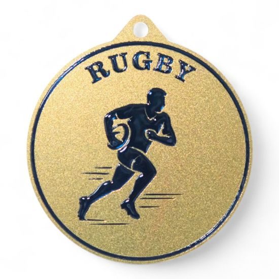 Quantum Rugby Stainless Steel Medal