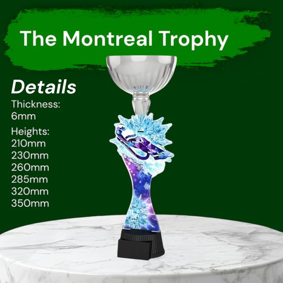Montreal Luge Silver Cup Trophy