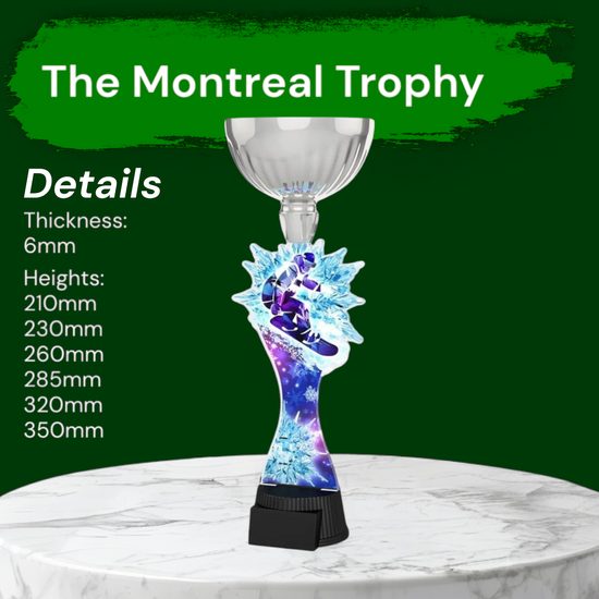 Montreal Snowboarding Silver Cup Trophy