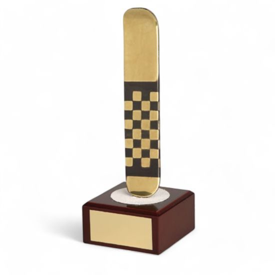Leon Snowboarding Handmade Metal Trophy