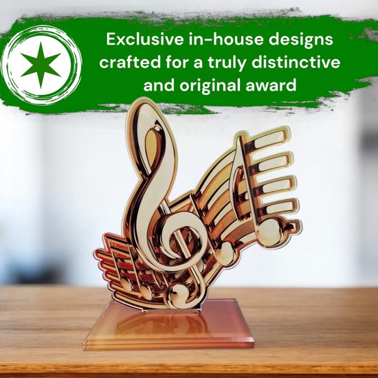 Cannes Music Note Trophy
