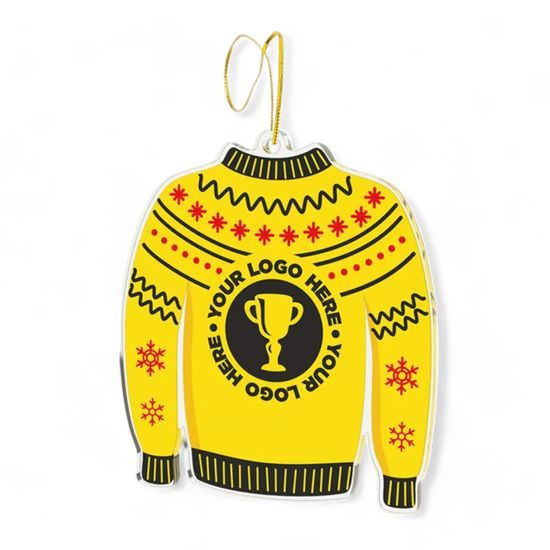 Christmas Logo Jumper Custom Made Printed Bauble