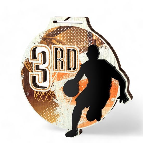 Highgrove Fusion Basketball Third Place Bronze Medal