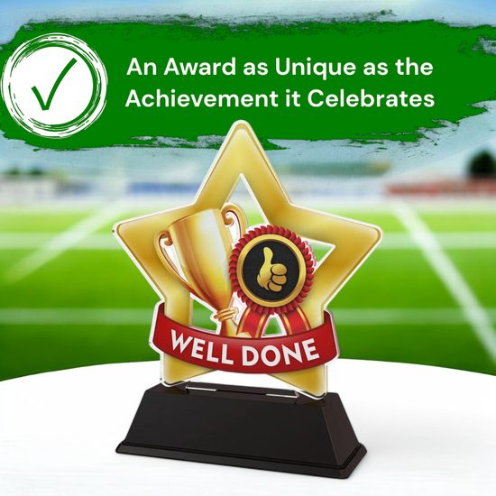 Mini Star Well Done Trophy