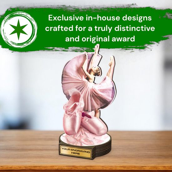 Grove Ballet Dance Real Wood Trophy