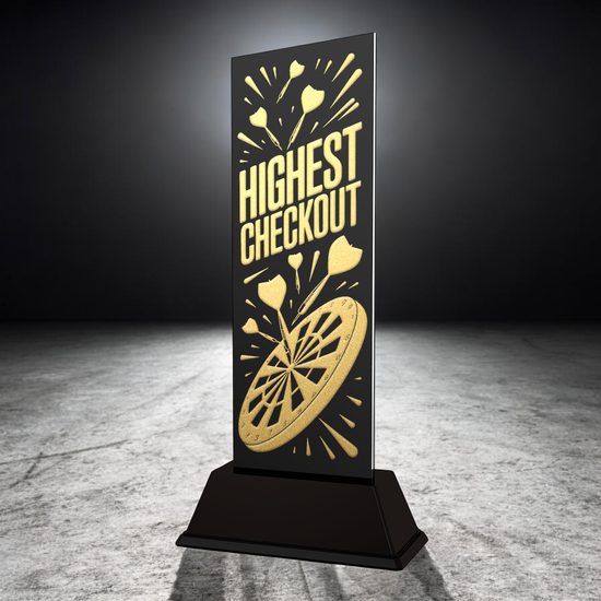 Shadowline Highest Checkout Metal Darts Trophy
