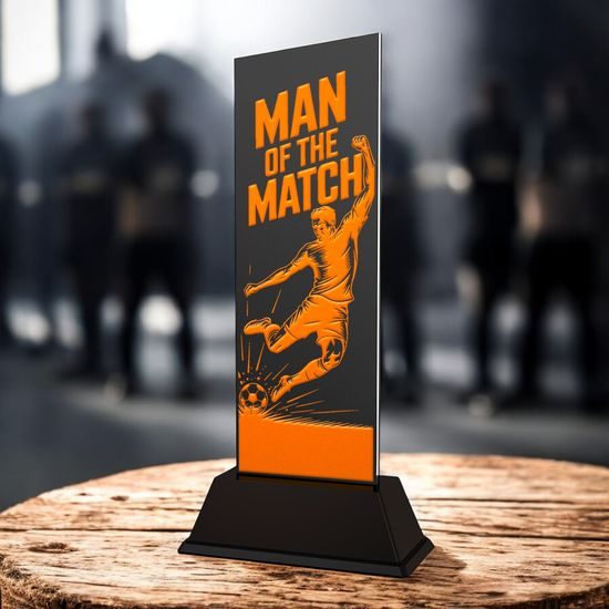 Shadowline Metal Football Trophy – Man of the Match