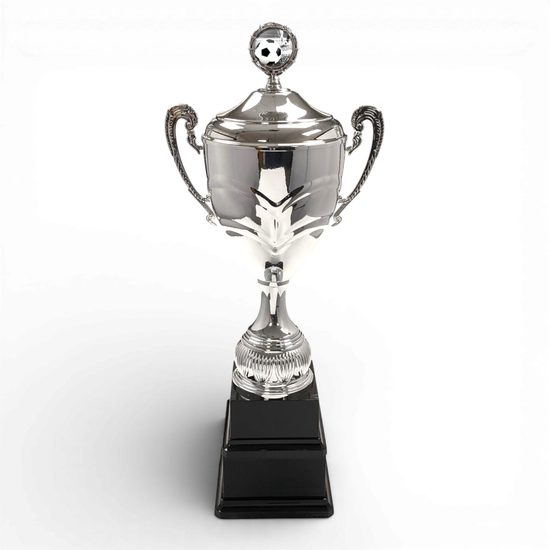 Skyscraper Football Silver Perpetual Logo Cup