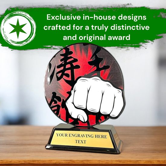 Roswell Martial Arts Fist Trophy
