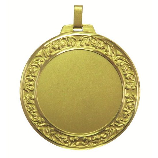 Native Logo Insert Gold Brass Medal