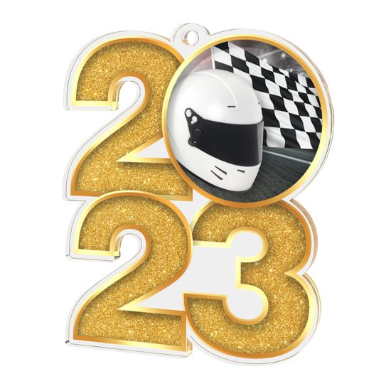 Motor Racing 2023 Acrylic Medal