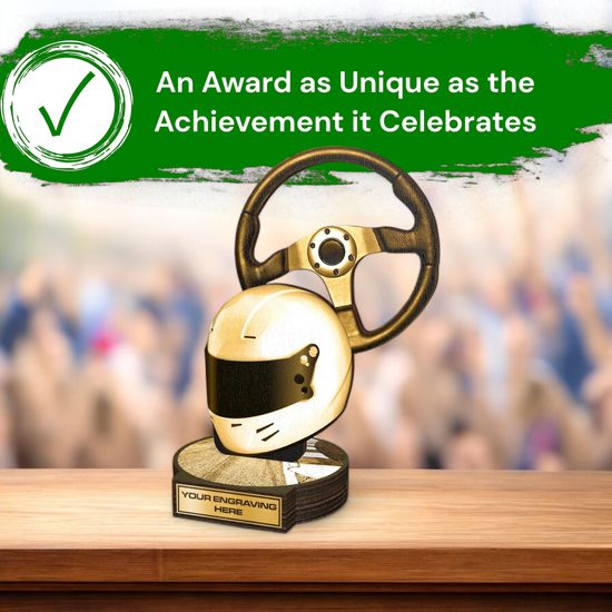 Grove Classic Motorsport Drivers Real Wood Trophy