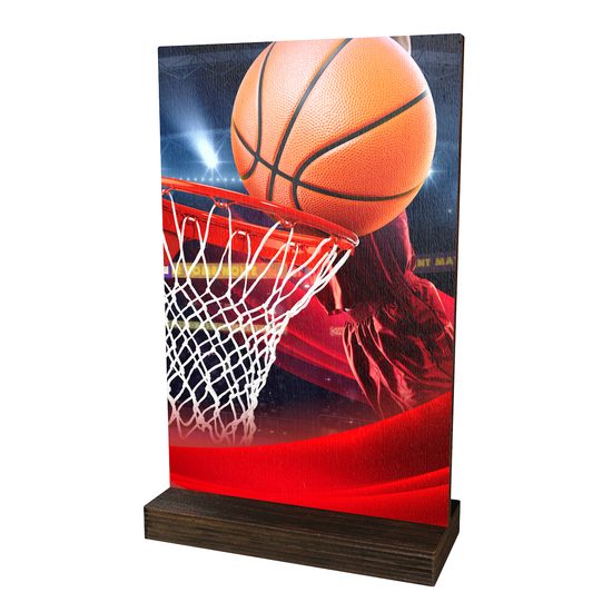 Sherwood Basketball Eco Friendly Wooden Trophy