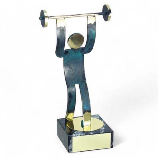 Toledo Weightlifting Handmade Metal Trophy