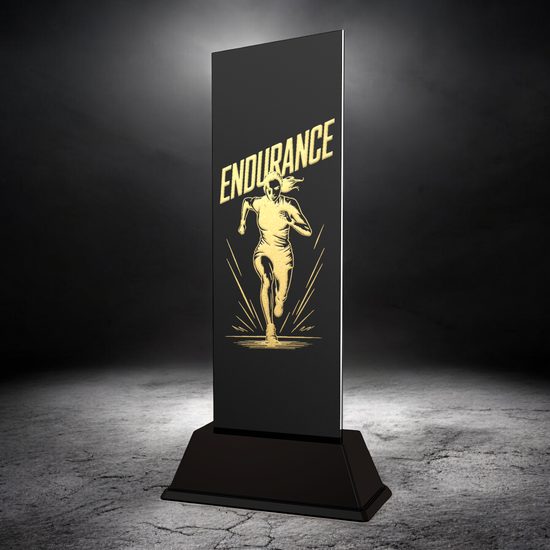 Shadowline Athletics Female Endurance Trophy – Stainless Steel Award