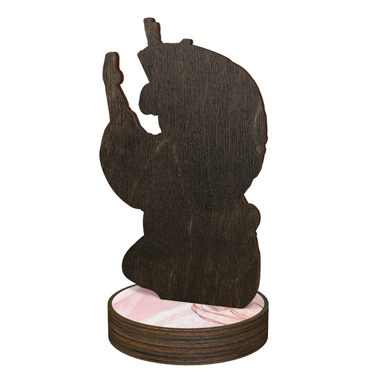 Grove Beauty Queen Real Wood Trophy