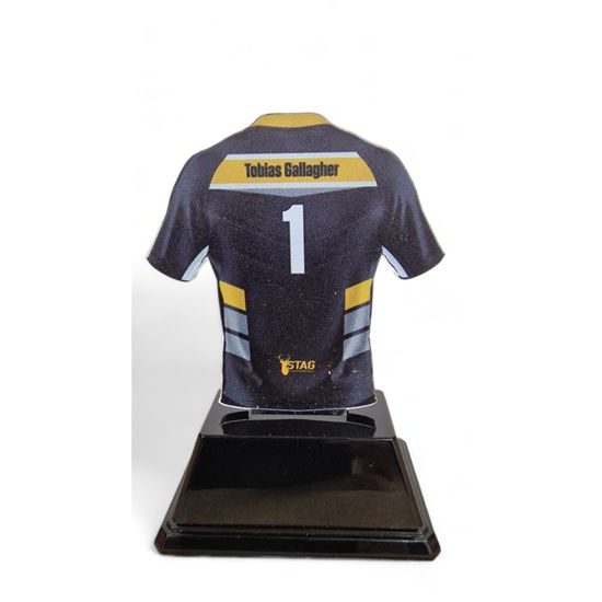 Rugby Shirt Custom Made Acrylic Award