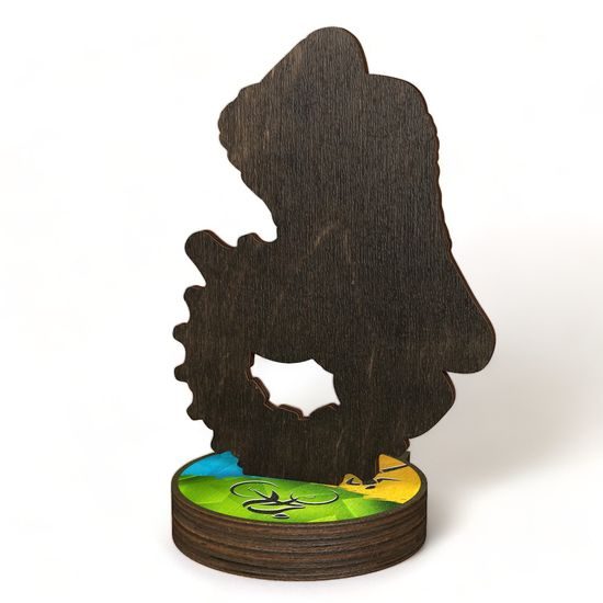 Grove Classic Triathlon Real Wood Trophy