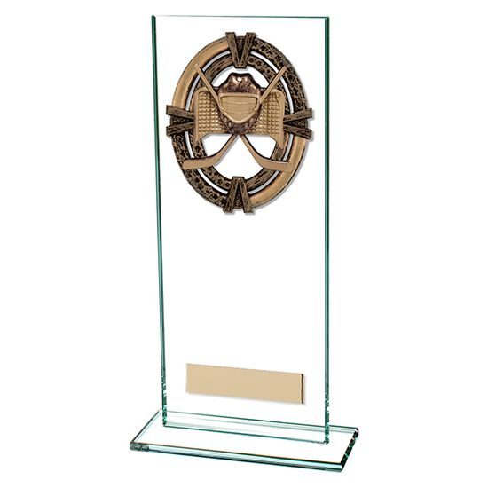 Maverick Legacy Jade Glass Ice Hockey Trophy