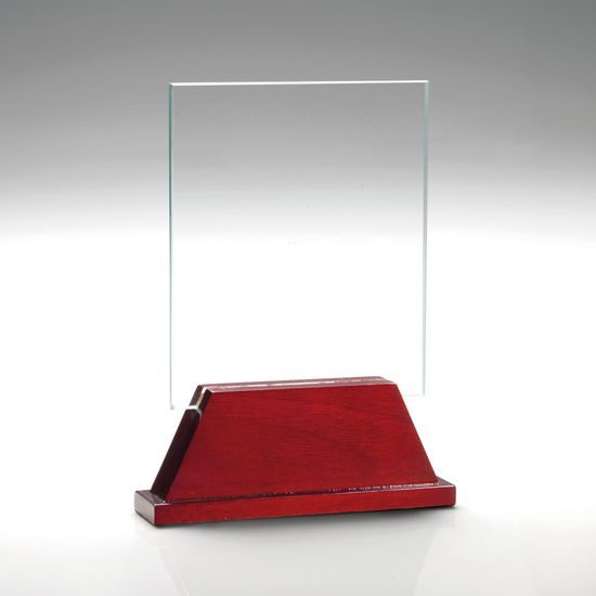 Saturn Jade Glass & Wood Award Printed Full Colour