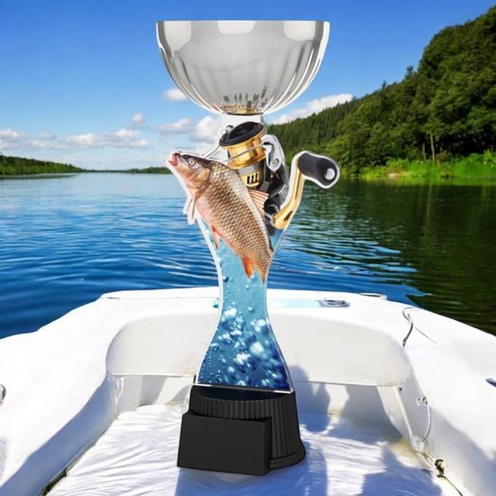 Montreal Fishing Reel Silver Cup Trophy