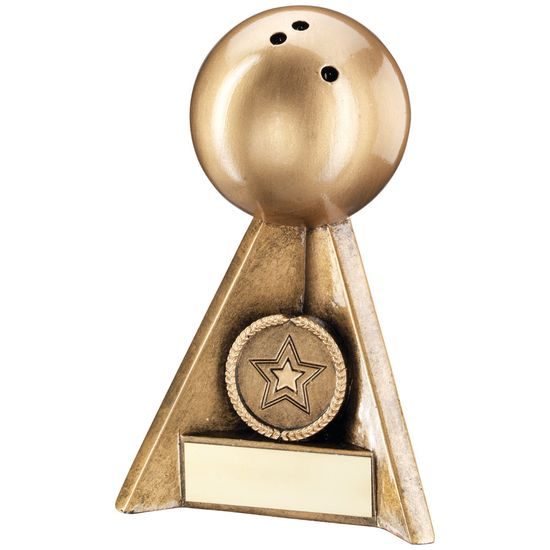 Ten Pin Bowling Ball Logo Trophy