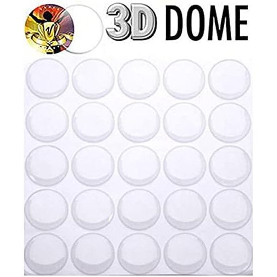 Acrylic Domed 50mm Self-Adhesive Covering