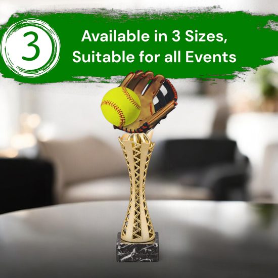 Genoa Softball Glove and Ball Trophy