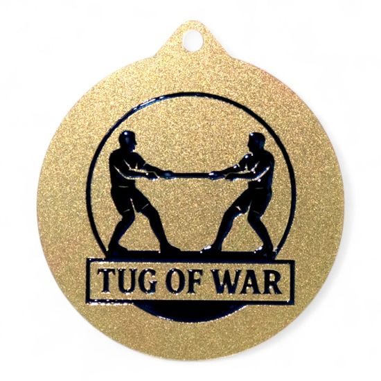 Quantum Tug of War Stainless Steel Medal