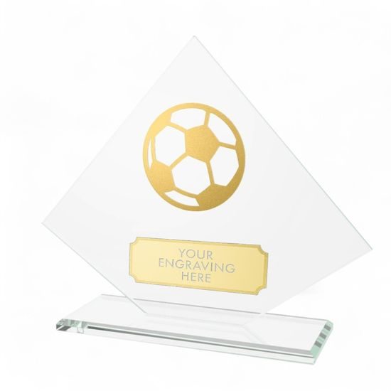 Vanguard Glass and Metal Fusion Football Trophy