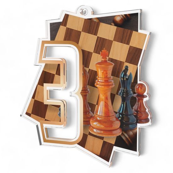 Poznan Chess Number 3 Medal