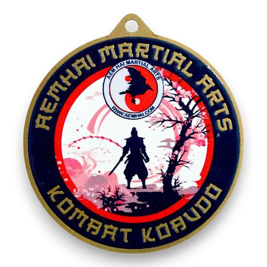 Custom Laser Cut Stainless Steel Classic Circle Medal