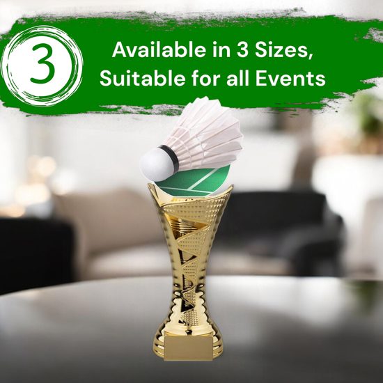 Trieste Badminton Shuttlecock Trophy