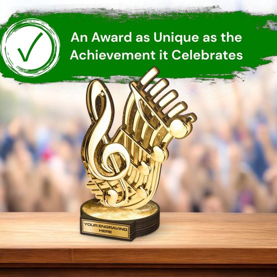 Grove Classic Music Real Wood Trophy