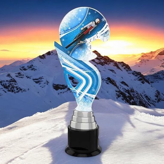 Aspen Ski Jump Snowflake Trophy