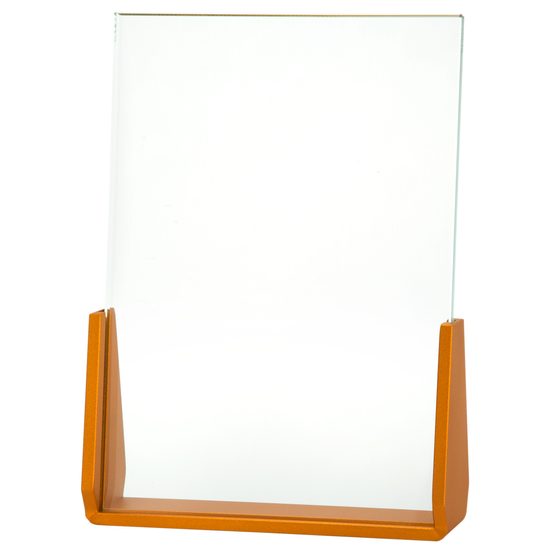 Celestia Engraved Glass Award on Metal Stand