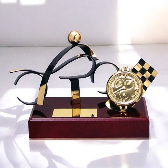 Barcelona Motorbike Handmade Metal Trophy