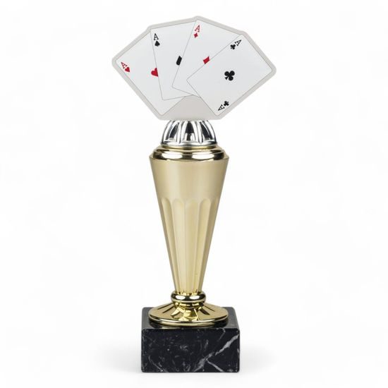 Capri Poker Playing Cards Trophy