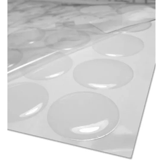 Acrylic Domed 50mm Self-Adhesive Covering