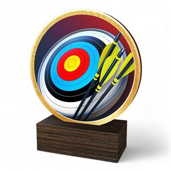 Holt Colour Archery Real Wood Trophy