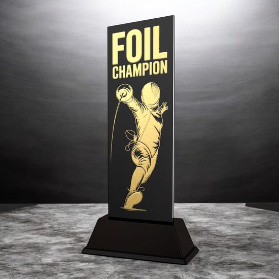 Shadowline Fencing Foil Trophy – Stainless Steel Award