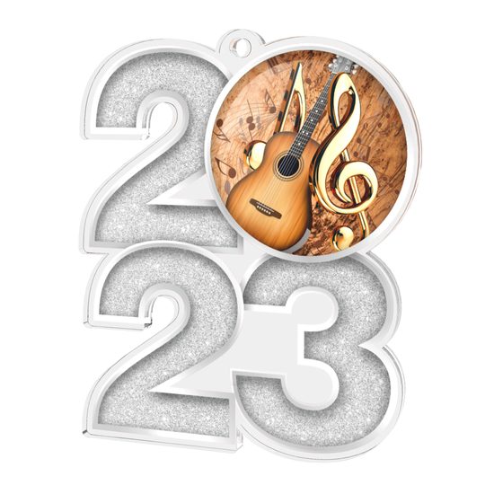 Acoustic Guitar Acrylic 2023 Medal