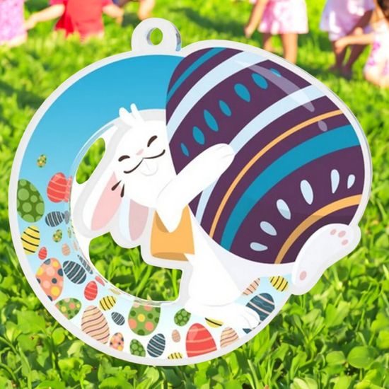 Easter Bunny Big Egg Medal