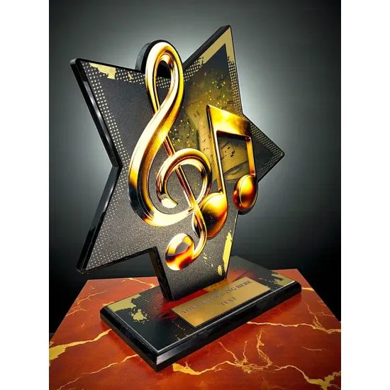 Liano Metal & Acrylic Star Music Trophy