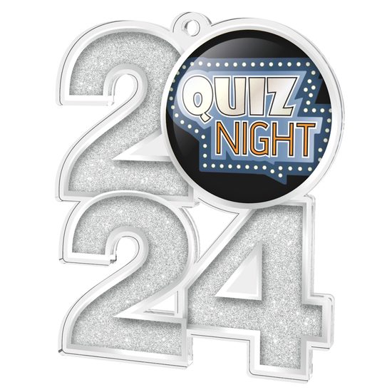 Quiz Night 2024 Acrylic Medal