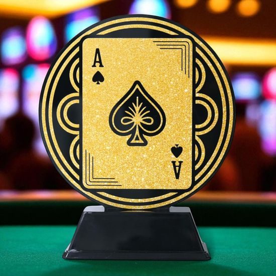 Quantum Ace of Spades Trophy